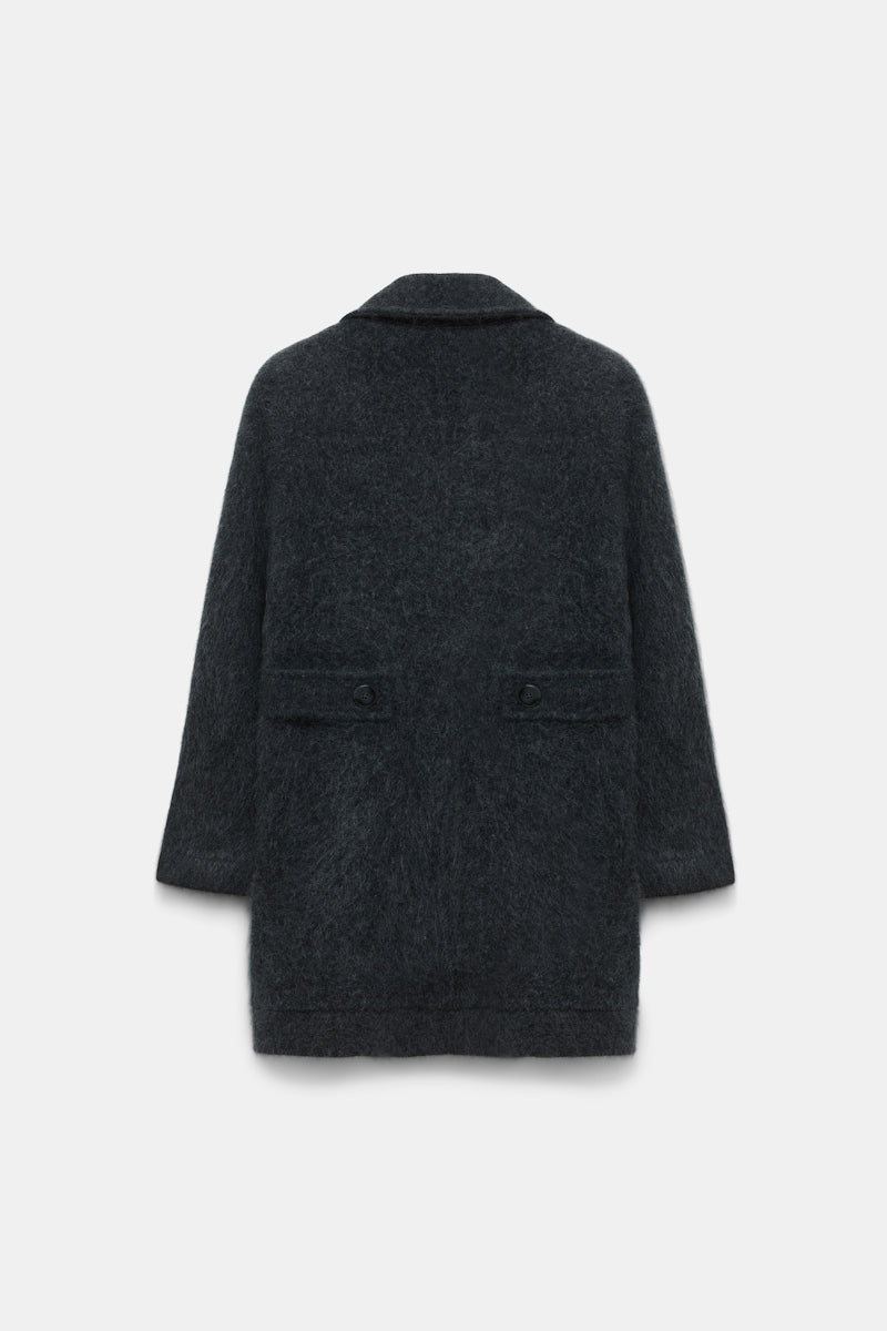 charcoal melange // FLUFFY STATEMENTS jacket