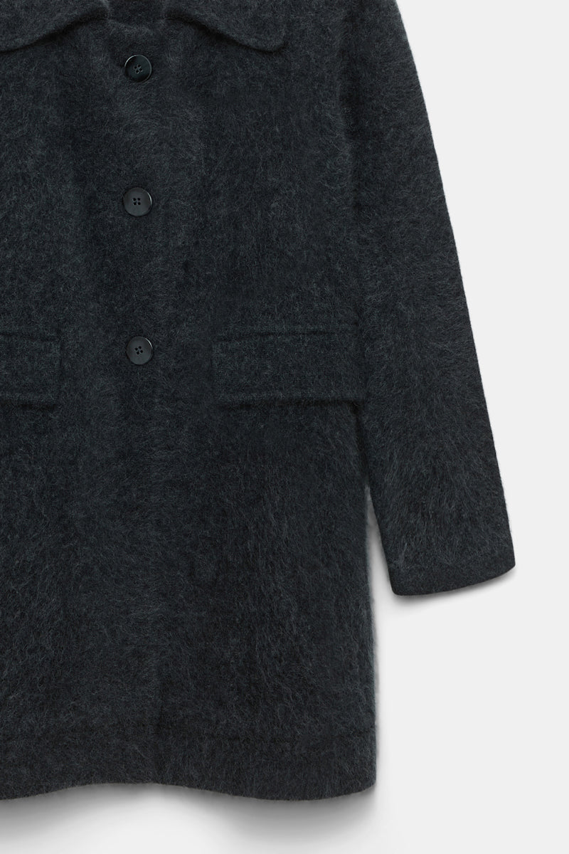 charcoal melange // FLUFFY STATEMENTS jacket