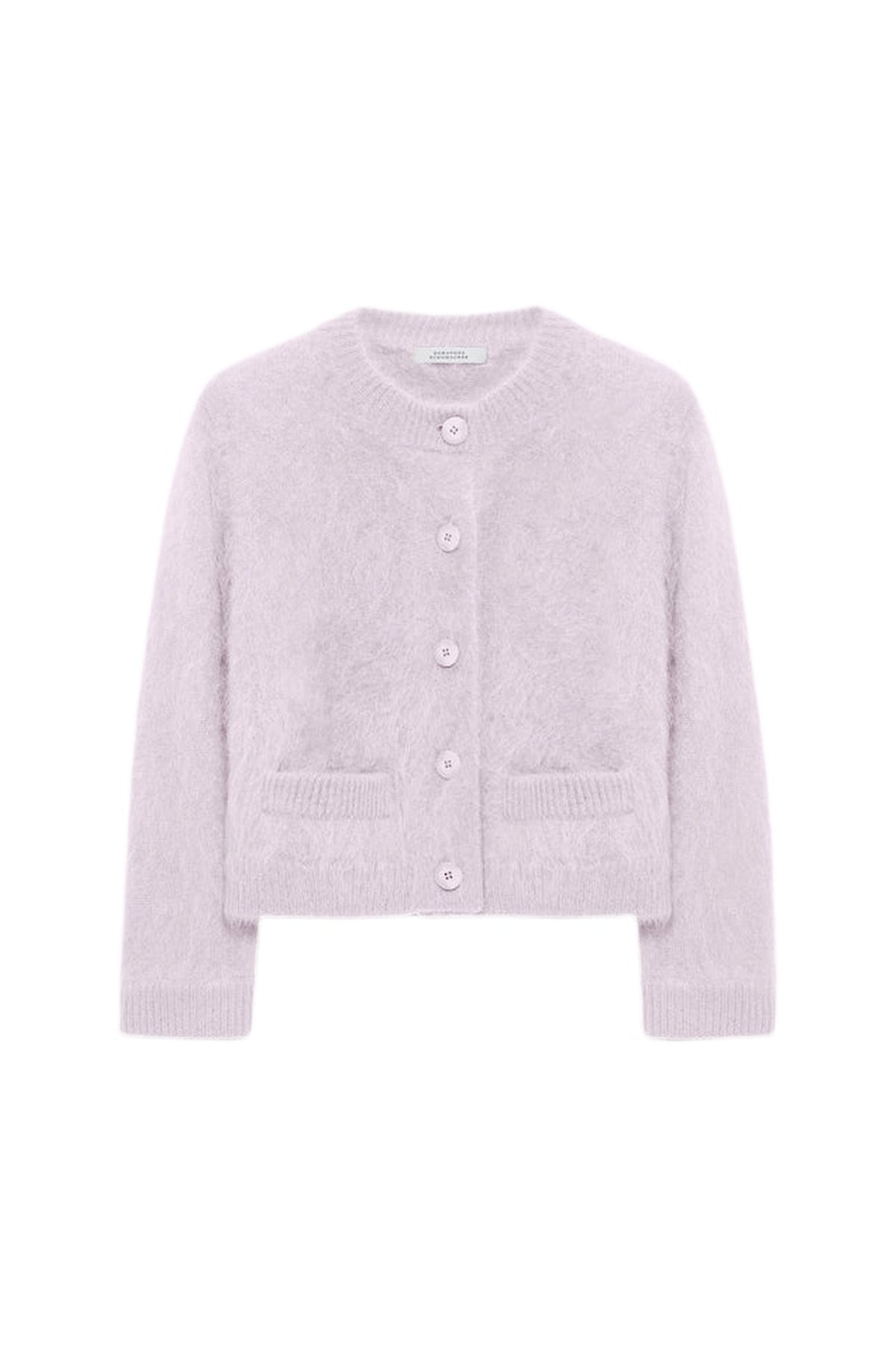 Cardigan Fluffy Statements - Orchidee
