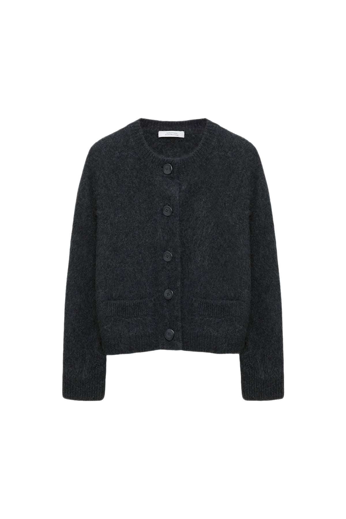 Fluffy Statements wool cardigan - Charcoal Melange