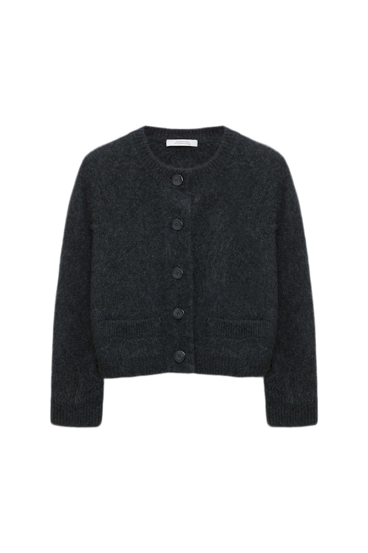 Cardigan Fluffy Statements - Charcoal Melange
