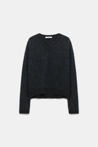 charcoal melange // FLUFFY STATEMENTS pullover