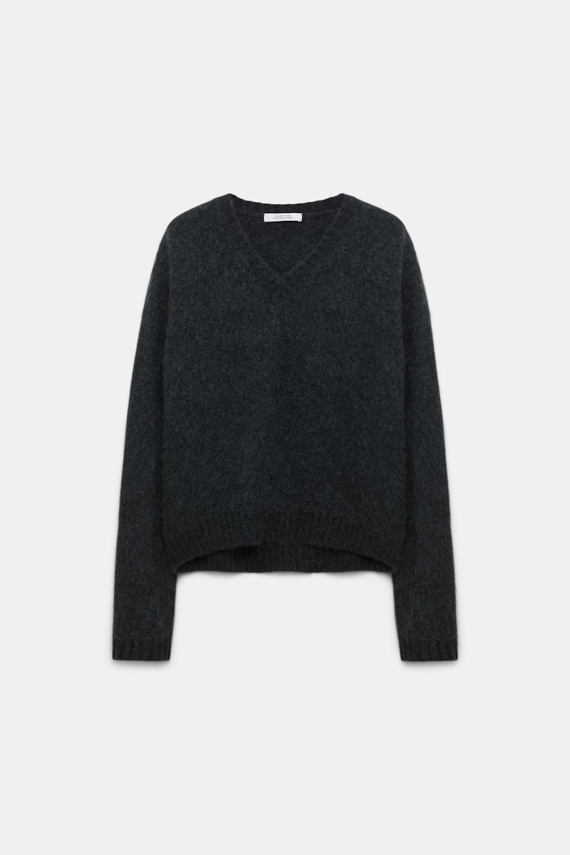 charcoal melange // FLUFFY STATEMENTS pullover