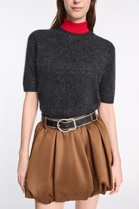 charcoal melange // FLUFFY STATEMENTS pullover