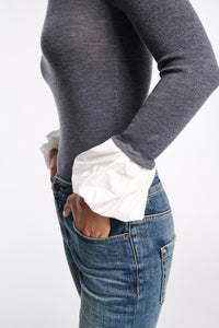 cool anthra // CHIC MERINO pullover