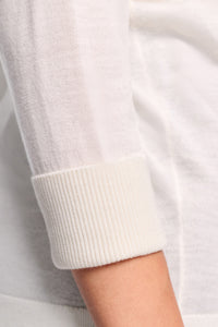 pure white // URBAN MERINO II pullover