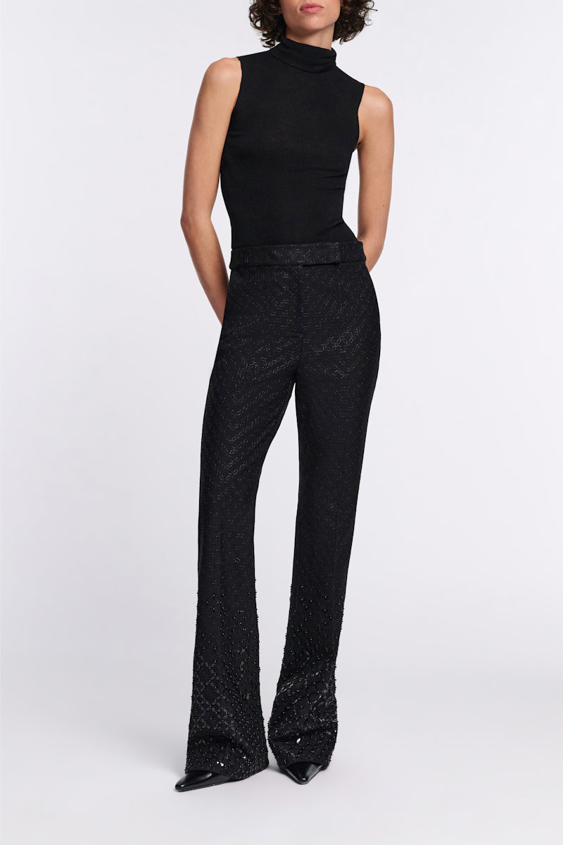 pure black // URBAN MERINO top