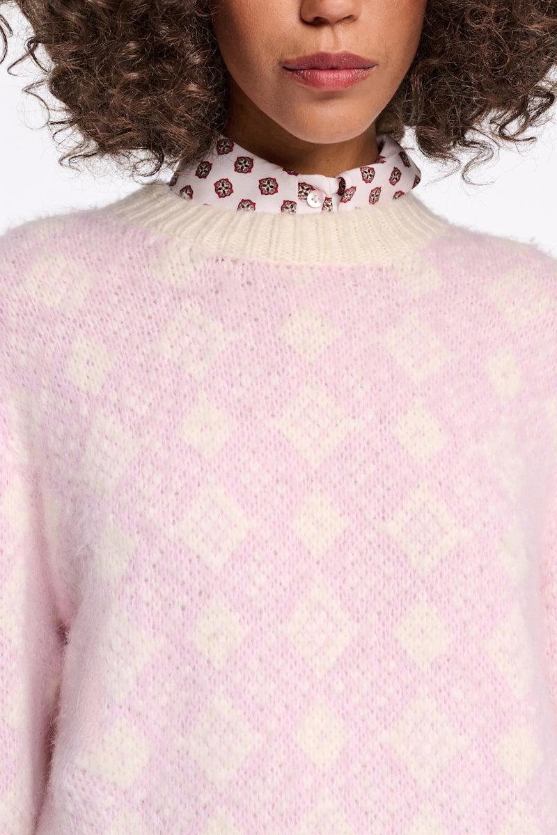 rose diamant // SOFT GRAPHICS pullover