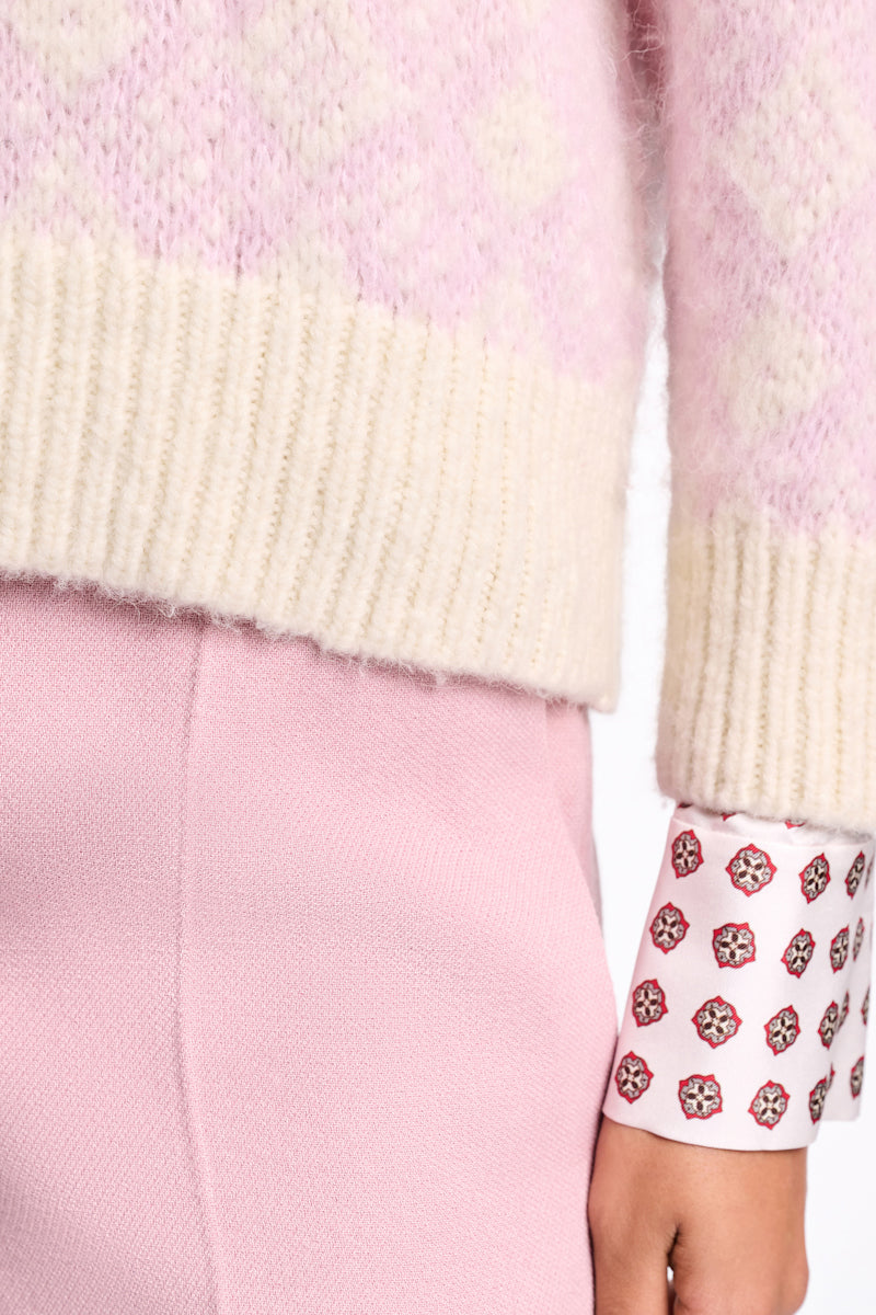 rose diamant // SOFT GRAPHICS pullover