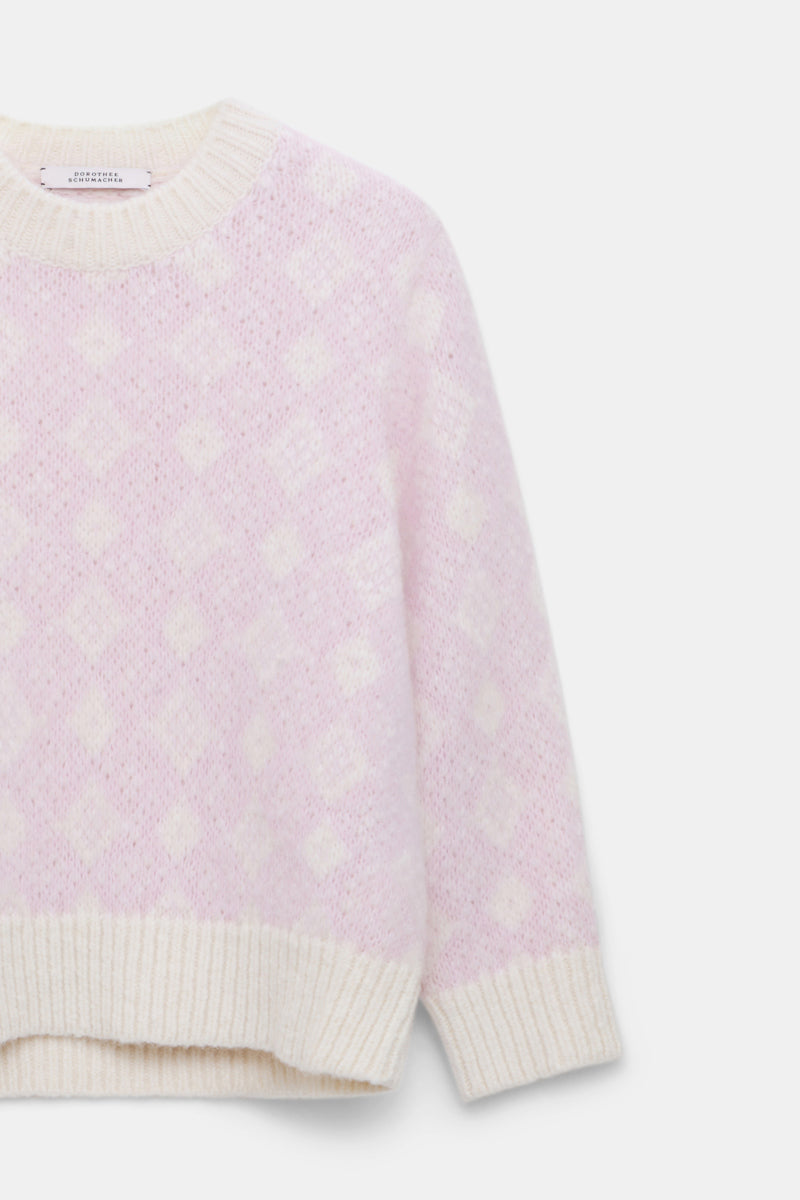 rose diamant // SOFT GRAPHICS pullover