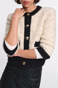 creme black framed // DELIGHTFUL SPARKLE cardigan