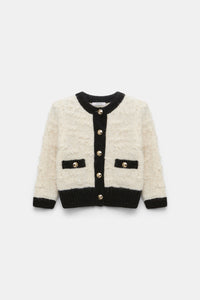 creme black framed // DELIGHTFUL SPARKLE cardigan