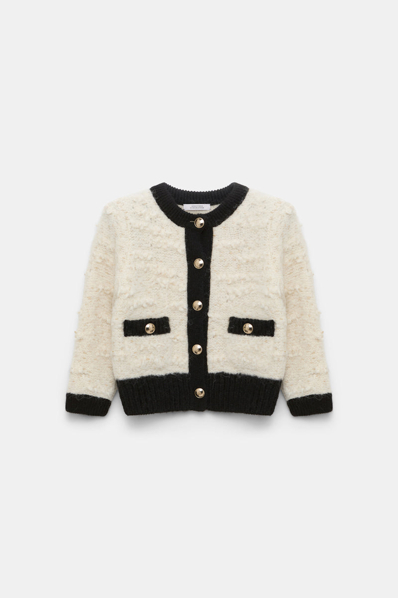 creme black framed // DELIGHTFUL SPARKLE cardigan