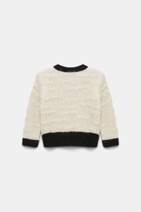 creme black framed // DELIGHTFUL SPARKLE cardigan