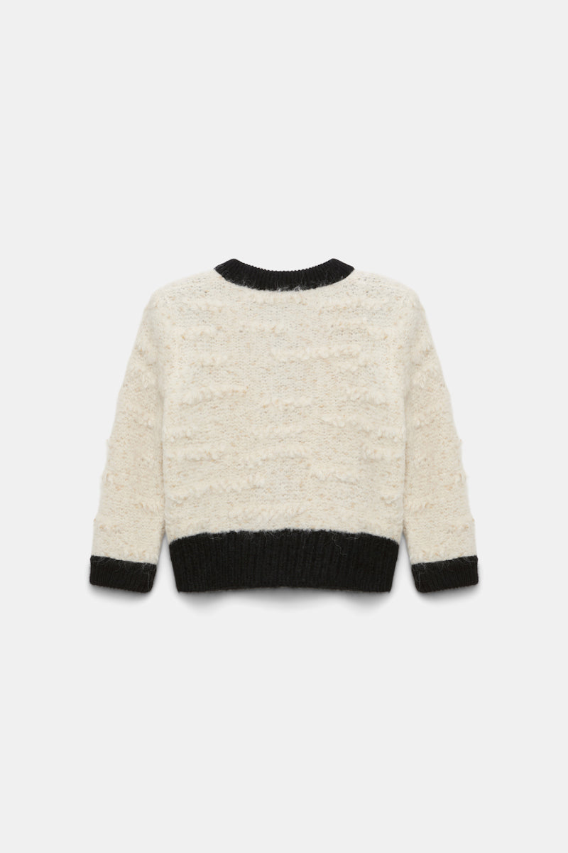 creme black framed // DELIGHTFUL SPARKLE cardigan