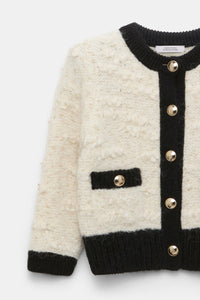 creme black framed // DELIGHTFUL SPARKLE cardigan