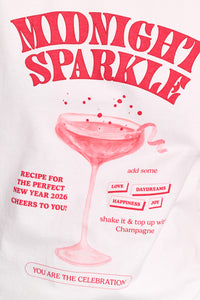print red // MIDNIGHT SPARKLE shirt