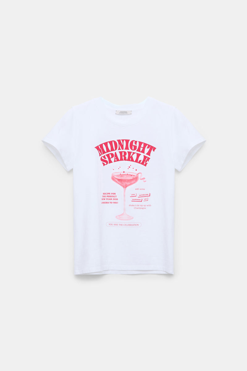 print red // MIDNIGHT SPARKLE shirt