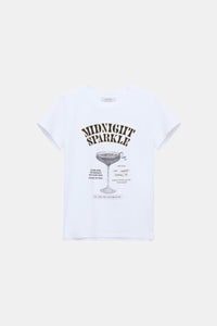 print blk/gold // MIDNIGHT SPARKLE shirt