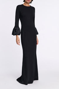 pure black // CLOUDY ALLURE dress