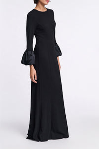 pure black // CLOUDY ALLURE dress