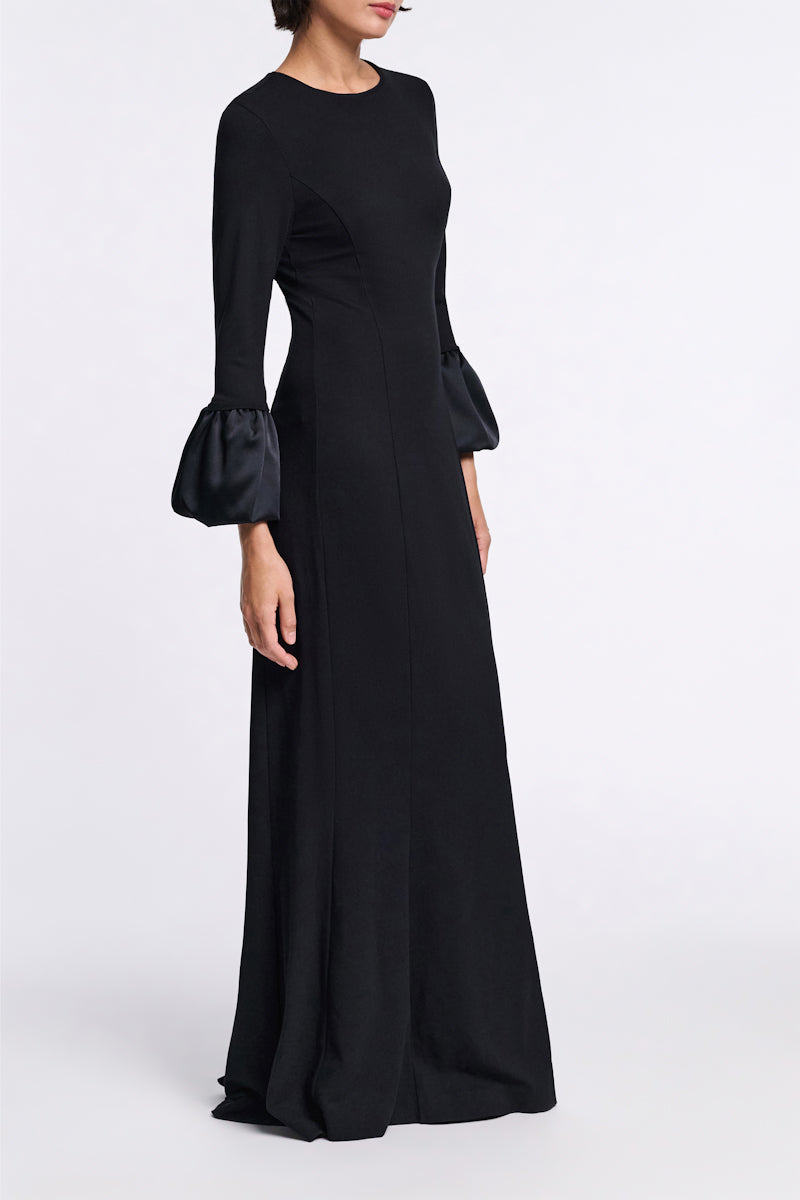 pure black // CLOUDY ALLURE dress