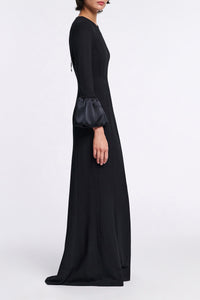 pure black // CLOUDY ALLURE dress