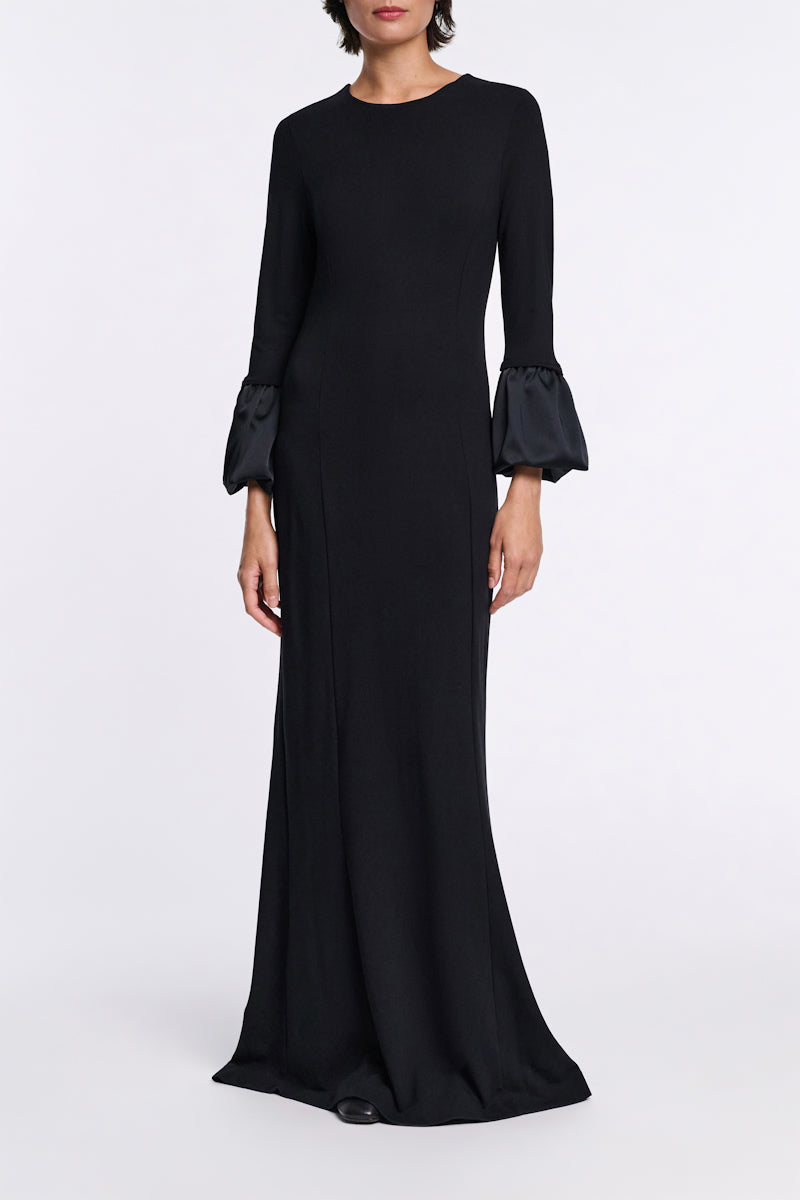 pure black // CLOUDY ALLURE dress