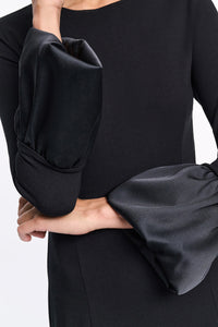 pure black // CLOUDY ALLURE dress