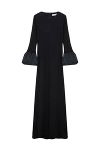Cloudy Allure Dress - Pure Black