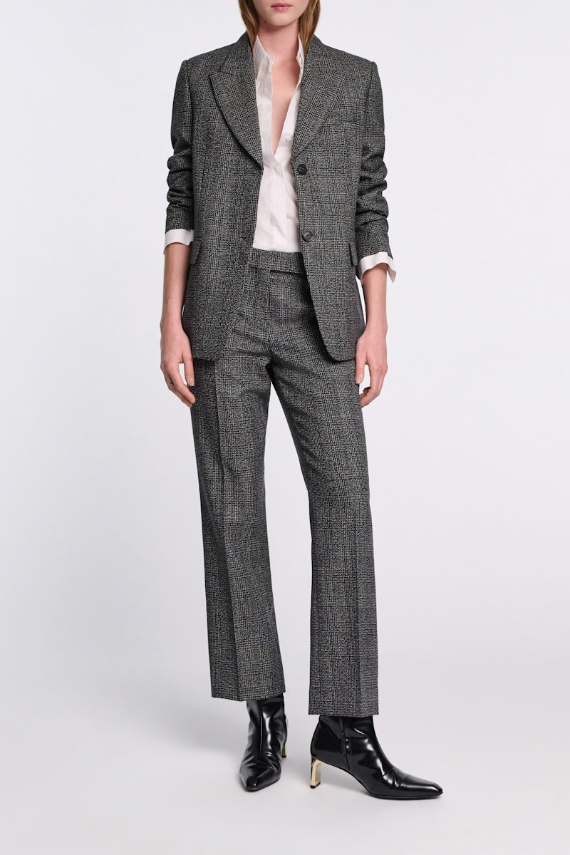 salt & pepper glencheck // GRAPHIC ELEGANCE jacket