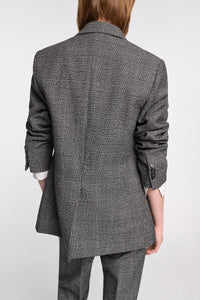 salt & pepper glencheck // GRAPHIC ELEGANCE jacket