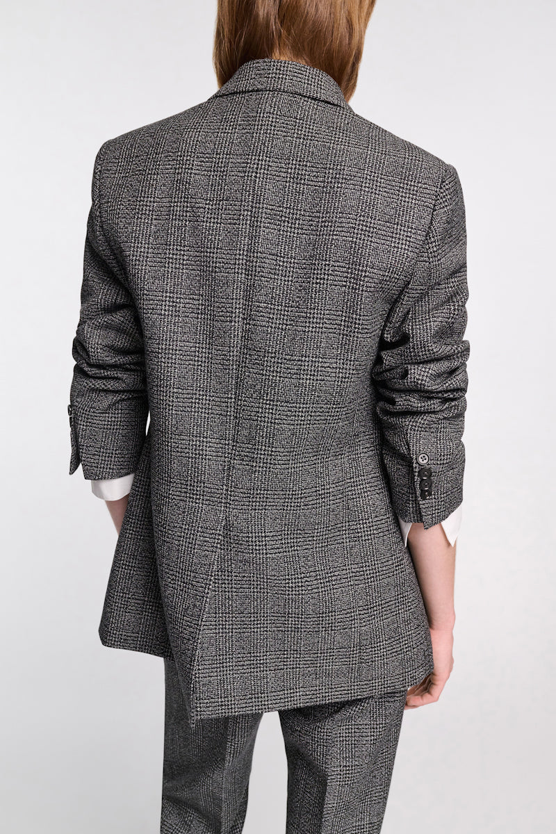 salt & pepper glencheck // GRAPHIC ELEGANCE jacket
