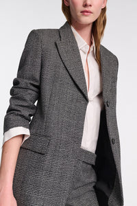 salt & pepper glencheck // GRAPHIC ELEGANCE jacket
