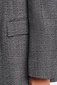 salt & pepper glencheck // GRAPHIC ELEGANCE jacket