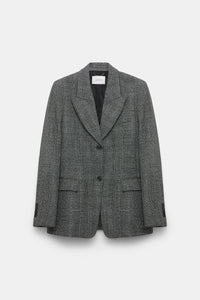 salt & pepper glencheck // GRAPHIC ELEGANCE jacket