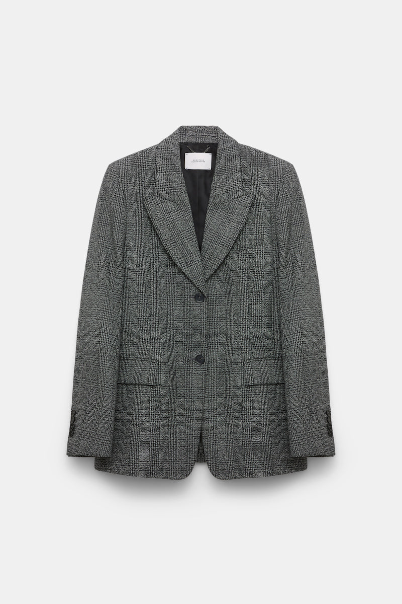 salt & pepper glencheck // GRAPHIC ELEGANCE jacket