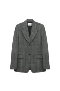 Veste Graphic Elegance en laine - Salt & Pepper Glencheck