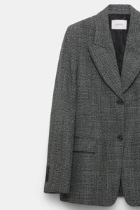 salt & pepper glencheck // GRAPHIC ELEGANCE jacket