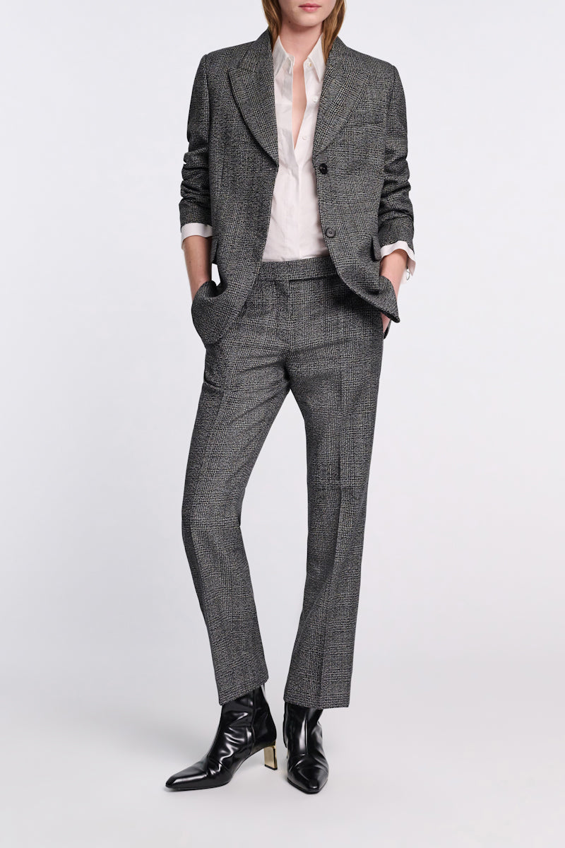 salt & pepper glencheck // GRAPHIC ELEGANCE pants