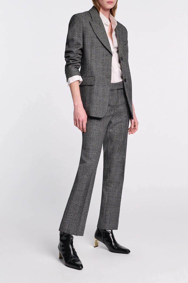 salt & pepper glencheck // GRAPHIC ELEGANCE pants