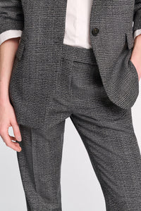 salt & pepper glencheck // GRAPHIC ELEGANCE pants