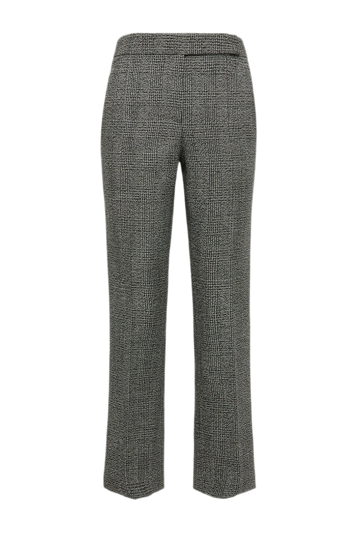 Graphic Elegance wool trousers - Salt & Pepper Glencheck
