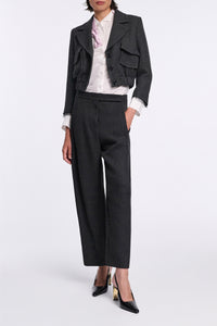 charcoal melange // LAYERED COOLNESS jacket