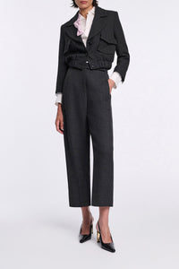 charcoal melange // LAYERED COOLNESS pants