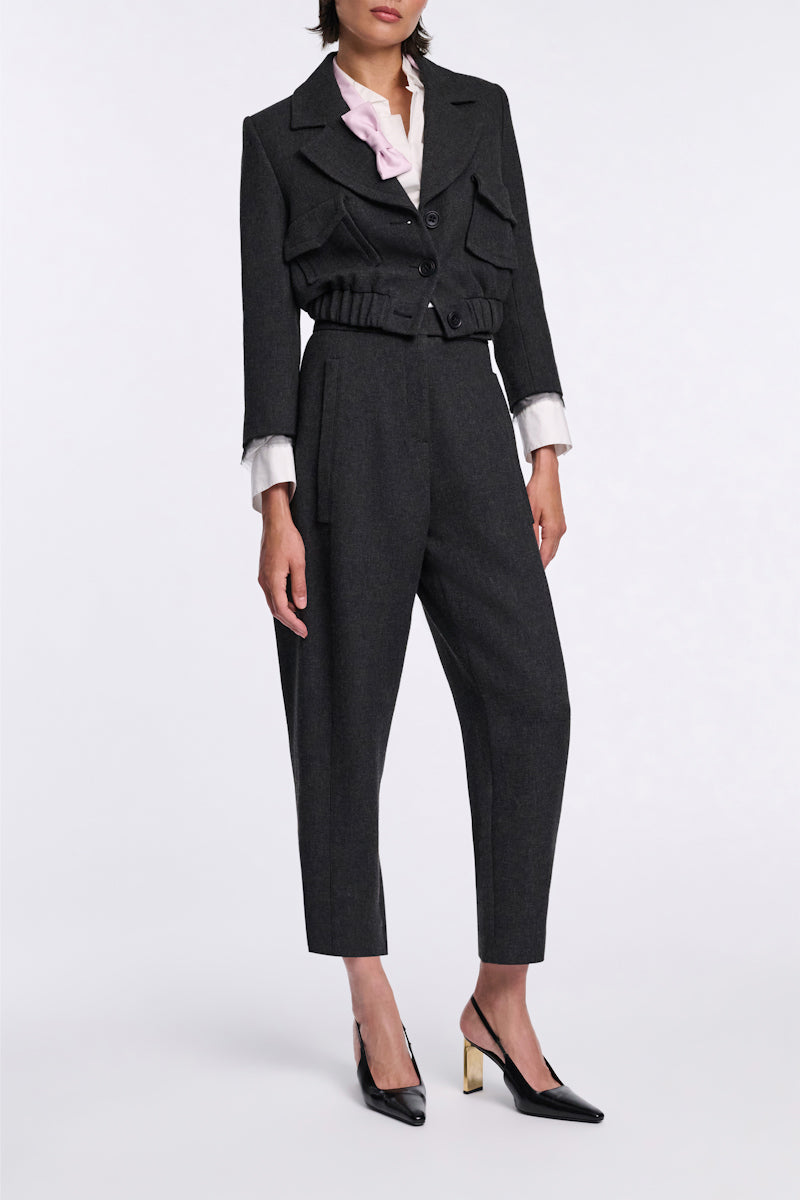 charcoal melange // LAYERED COOLNESS pants