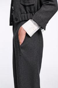 charcoal melange // LAYERED COOLNESS pants