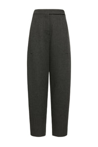 Layered Coolness Trousers - Charcoal Melange