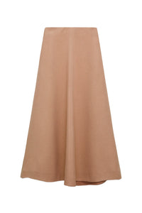 Layered Coolness Skirt - Grey & Caramello