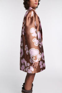 caramello rose // FLORAL STATEMENT coat